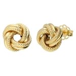 Gold Knot Earrings