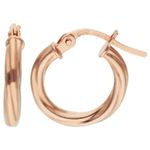 Rose Gold Hoop Earrings