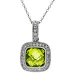 Halo Pendant Necklaces
