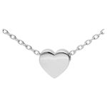 White Gold Heart Shape Necklaces