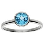 9ct White Gold Solitaire Rings